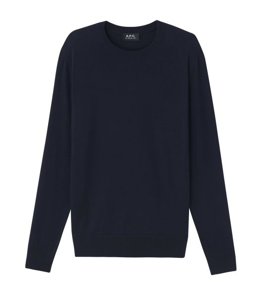 Sale Men A.p.c. Knitwear, Cardigans Julien Sweater Iak - Dark Navy Blue|Lzz - Black|Pla - Grey|Jab - Pale Khaki