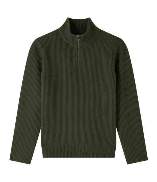 Alex Sweater A.p.c. Knitwear, Cardigans Jac - Military Khaki Men Affordable